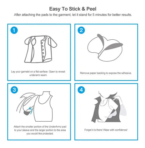 Almohadillas Absorbentes De Sudor Desechables Para Mujeres - La Tiendita de la Jose