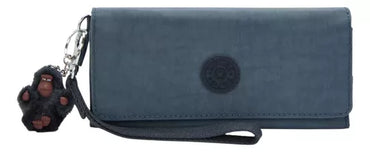 Billetera Kipling Rubi Color Nocturnal Grey Metalic Color Gris Nocturno Diseño De La Tela Liso - La Tiendita de la Jose
