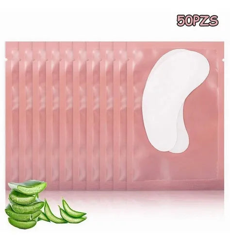 100 Parches De Hidrogel Para Extensión Y Lifting De Pestañas - La Tiendita de la Jose