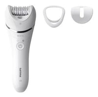 Depiladora Philips Epilator Serie 8000 Bre700/00 Ceramica Color Blanco