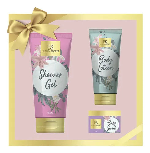 Pack Regalo Gel Ducha, Loción Corporal Y Exfoliante Corporal