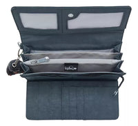 Billetera Kipling Rubi Color Nocturnal Grey Metalic Color Gris Nocturno Diseño De La Tela Liso - La Tiendita de la Jose