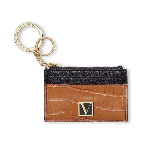 Tarjetero Con Monedero Negro/cafe - La Tiendita de la Jose