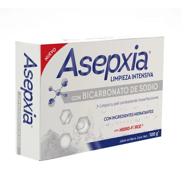 Jabón Asepxia Bicarbonato De Sodio 100 Gr