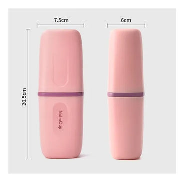 2 Pcs Soporte De Cepillos Dientes Estuche De Almacenamiento - La Tiendita de la Jose