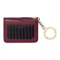 Tarjetero Con Llavero Burdeo - La Tiendita de la Jose