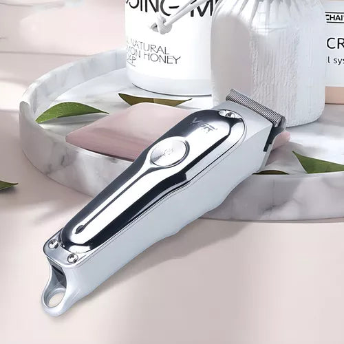 Maquina Corta Pelo Barba Vgr V-071 Profesional Recargable Color Plateado - La Tiendita de la Jose