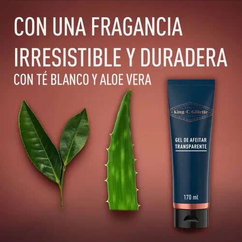 Gel De Afeitar Transparente King C. Gillette 171ml