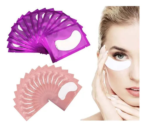 100 Y 50 Parches De Hidrogel Para Extensión Y Lifting De Pestañas