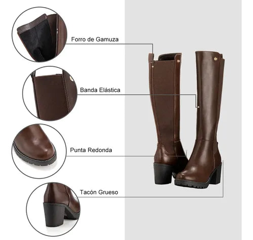 Bota Marron Casual Mujer Weide ZS53 - La Tiendita de la Jose