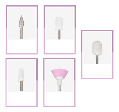 Pulidor Torno Esmeril De Uñas Recargable Usb Portatil Fresas - La Tiendita de la Jose