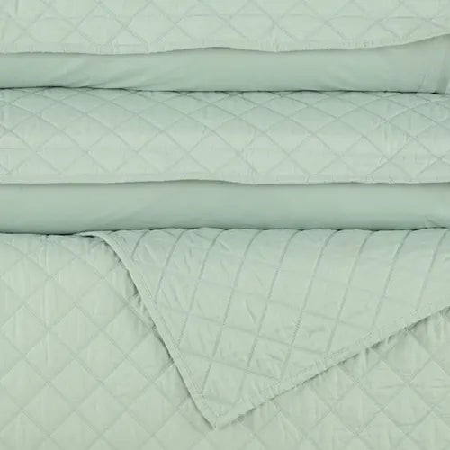 Cubrecama Edredón Polycotton Con Fundas Tamaño 1 plaza Color Verde Cic