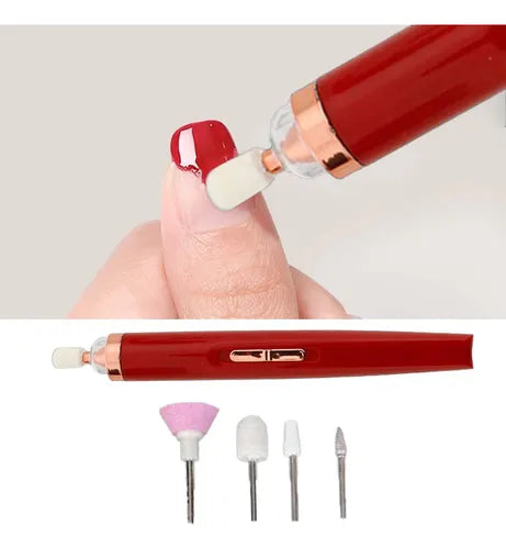 Pulidor Torno Esmeril De Uñas Recargable Usb Portatil Fresas - La Tiendita de la Jose