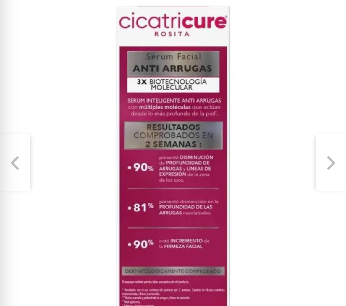 Cicatricure Sérum Facial Antiarrugas 30 Ml - La Tiendita de la Jose