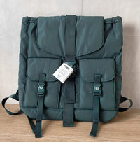 Mochila Cargo Escolar Pink Victoria's Secret Color Verde Oscuro Diseño De La Tela Liso