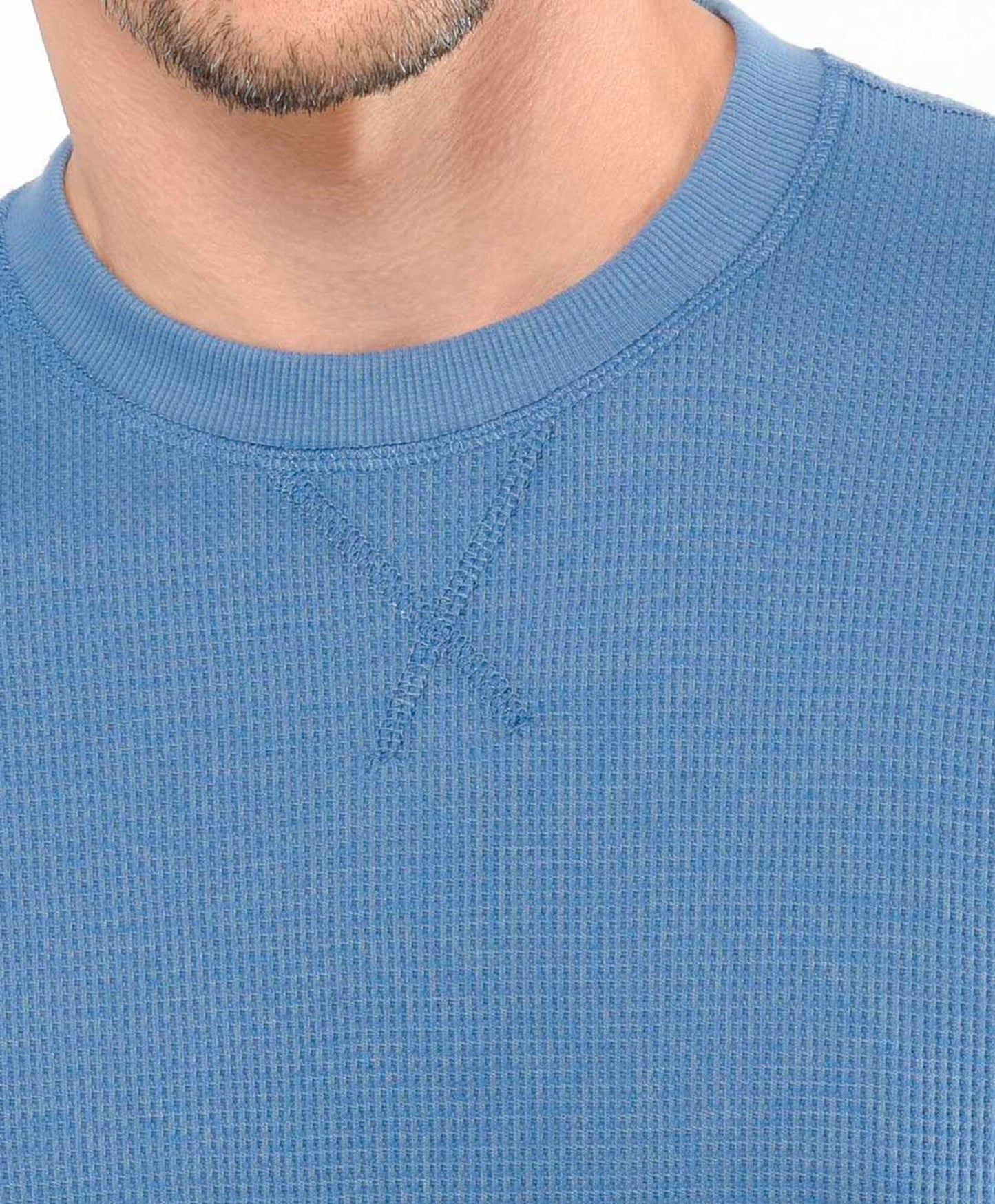 THERMAL CREW HENLEY MEMBER'S MARK SIN BOTONES - La Tiendita de la Jose