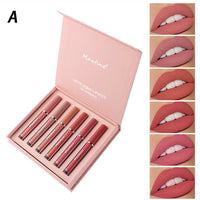 MAXFINE 6PC Matte Velvet Lip Gloss Set 12ML