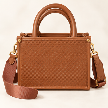 Cartera Steve Madden café vista posterior