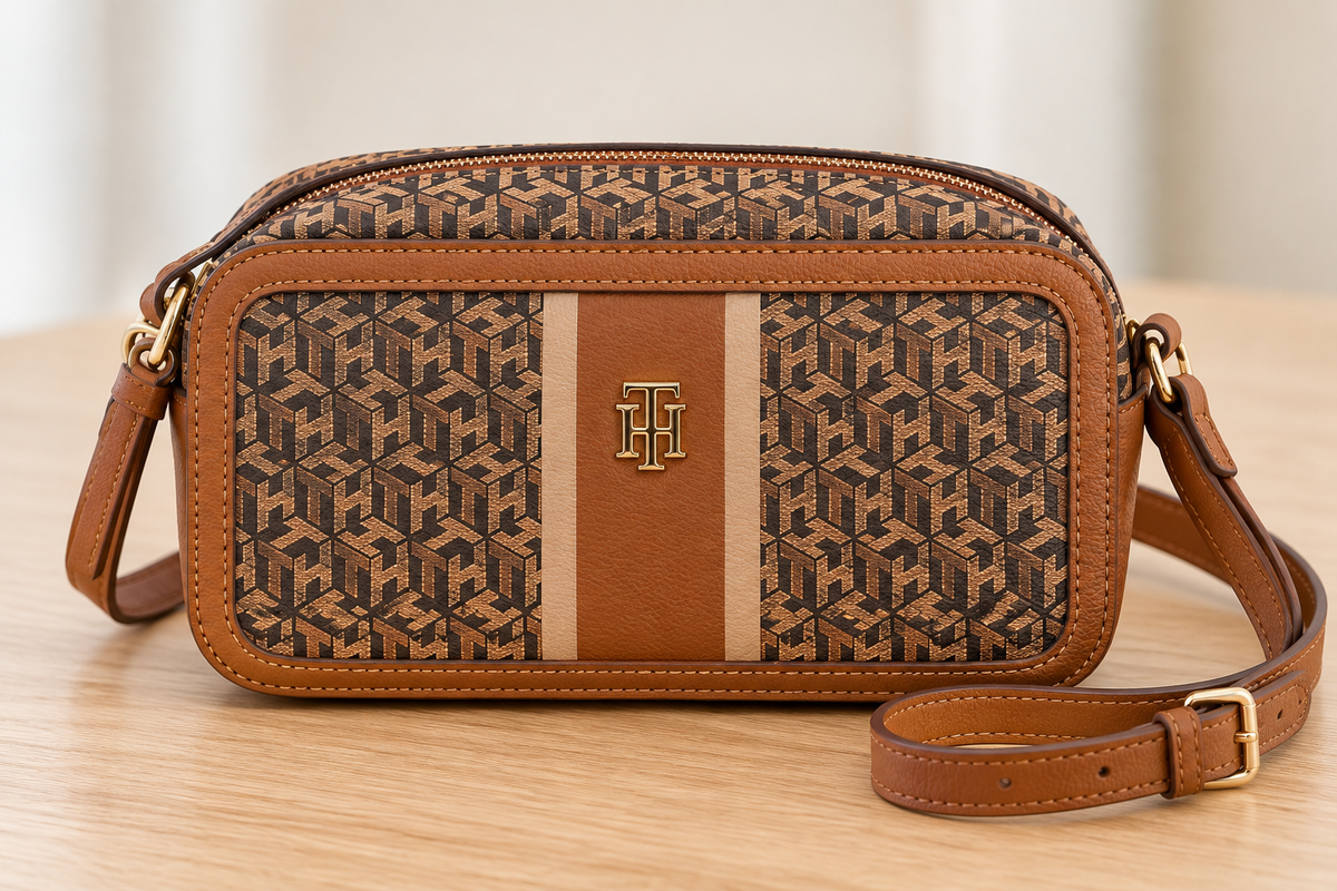 Crossbody Tommy Hilfiger café: mesa