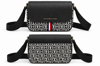 Crossbody Tommy Hilfiger con monograma: frente-espalda
