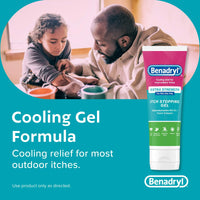 Benadryl Gel Analgésico Tópico Antipicazón Extra Fuerte, 3.5 fl. Onz