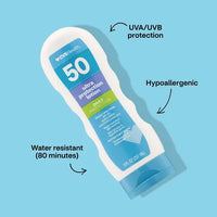 Loción solar de amplio espectro FPS 50 de CVS
