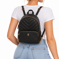 Mini mochila Victoria's Secret con modelo, imagen ilustrativa