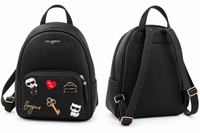 Mochila Karl Lagerfeld, vistas delantera y trasera