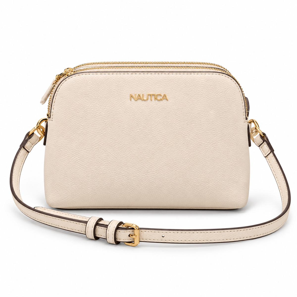 Cartera Nautica crema vista frontal