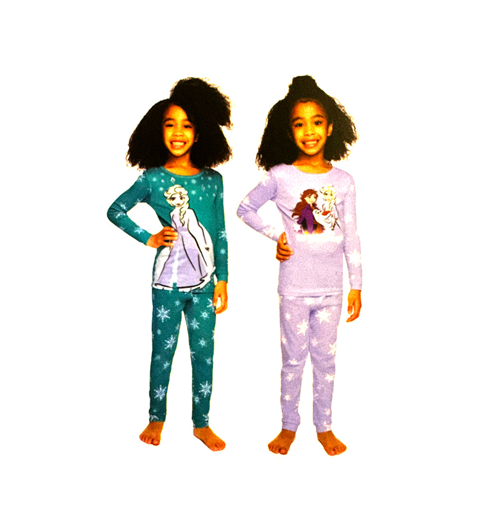 Juego de pijama de 4 piezas Frozen para niñas - La Tiendita de la Jose