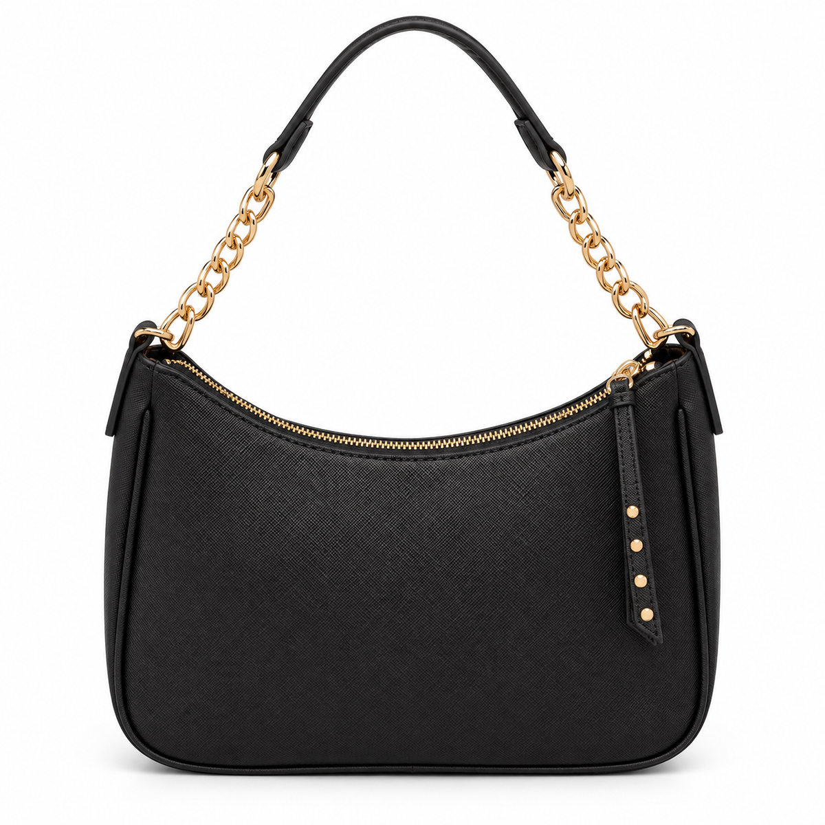 Cartera U.S. Polo Assn. negra parte posterior