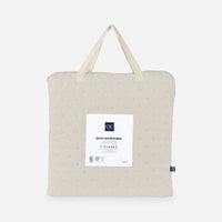 Quilt De Microfibra De 2 Plazas Color Taupe Cic Gris Lisa