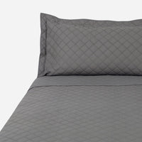 Edredón Polycotton Con Fundas Tamaño King En Color Gris Cic