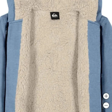 Polerón Quicksilver Hoodie Sherpa niños jovenes - La Tiendita de la Jose