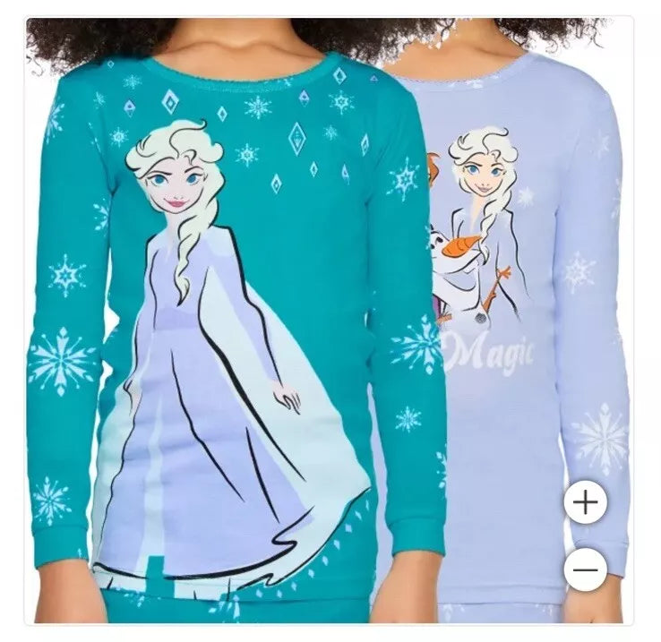 Juego de pijama de 4 piezas Frozen para niñas - La Tiendita de la Jose