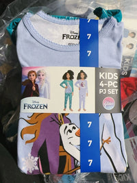 Juego de pijama de 4 piezas Frozen para niñas - La Tiendita de la Jose