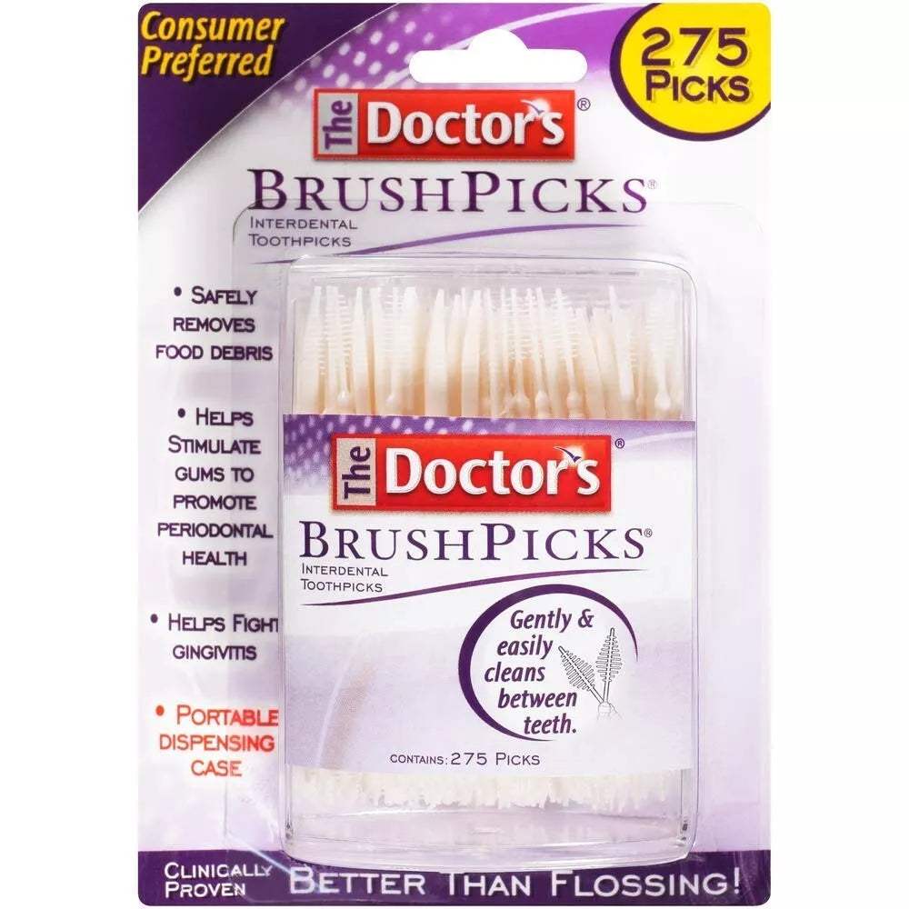 Compartir Palillos de dientes interdentales The Doctor's BrushPicks, 275 púas - La Tiendita de la Jose