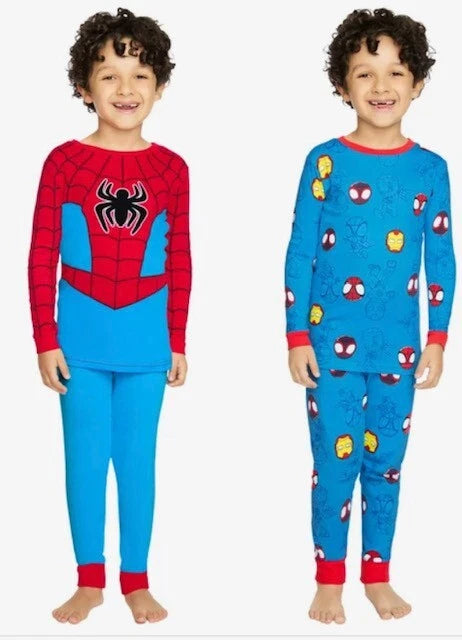 Pijama Spiderman Cuartel General Niños Juego de 4 Piezas Niño - La Tiendita de la Jose