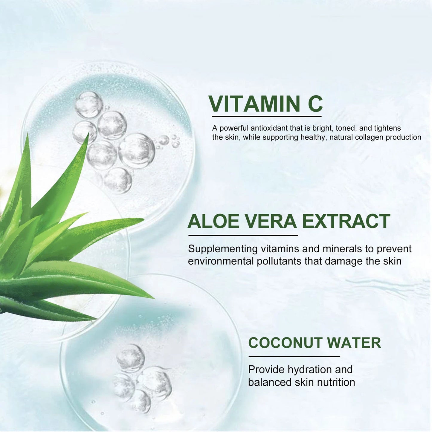 Limpiador facial con vitamina C, limpiador facial iluminador y de limpieza profunda - La Tiendita de la Jose