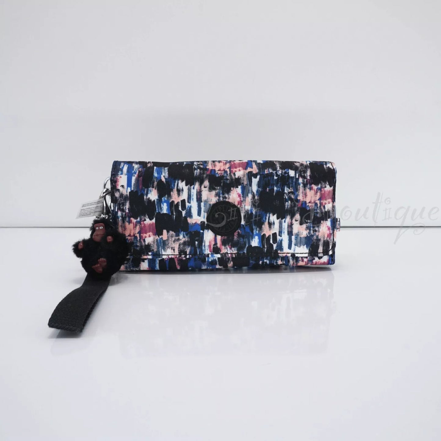 Billetera Larga a Presión Muñeca AC8152 Poliéster Pinceladas - La Tiendita de la Jose