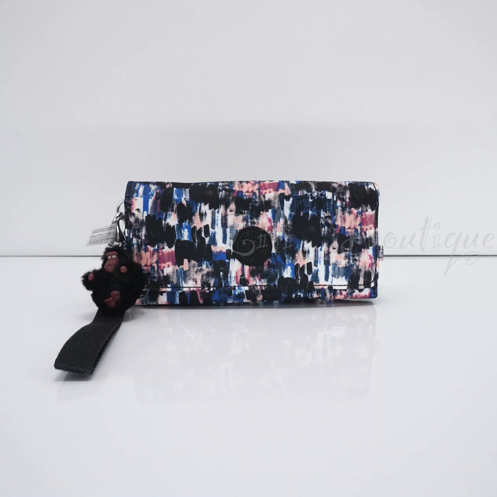 Billetera Larga a Presión Muñeca AC8152 Poliéster Pinceladas - La Tiendita de la Jose