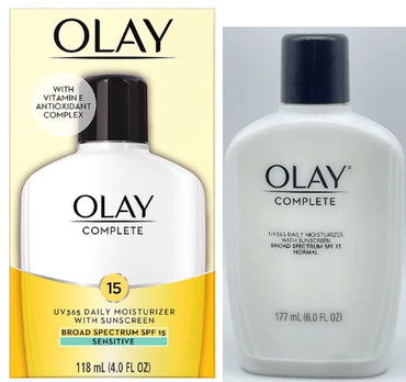 Hidratante diaria OLAY completa normal UV 365 con protector solar FPS 15 - La Tiendita de la Jose