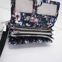 Billetera Larga a Presión Muñeca AC8152 Poliéster Pinceladas - La Tiendita de la Jose