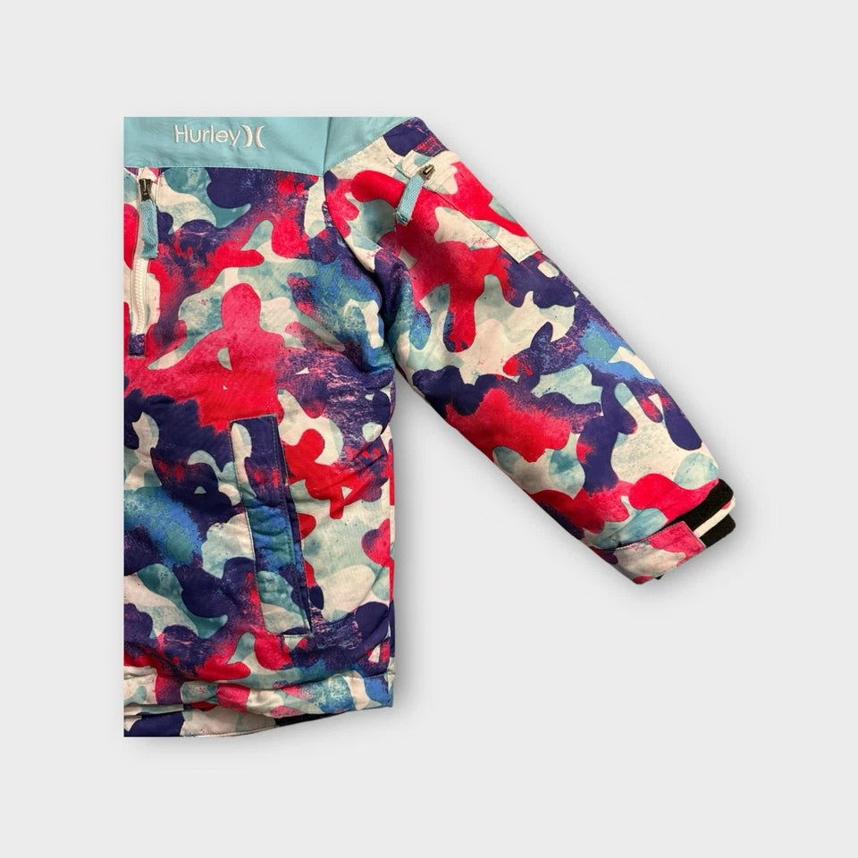 Chaqueta de nieve Hurley de invierno pesada para jóvenes/niñas resistente al agua pequeña - La Tiendita de la Jose