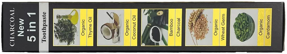 Pasta de dientes de bambú 5 en 1 Essential Palace, sin flúor, - La Tiendita de la Jose