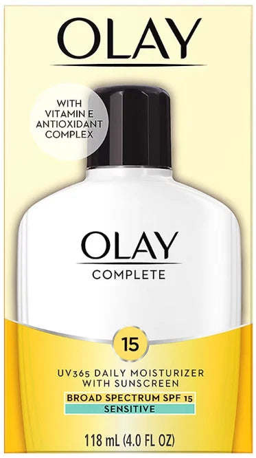 Hidratante diaria OLAY completa normal UV 365 con protector solar FPS 15 - La Tiendita de la Jose