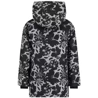 Chaqueta Parka Roxy Jóvenes Niñas Estampado Negro - La Tiendita de la Jose