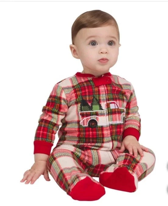 Pijama Eddie Bauer Family Holiday bebé rojo - La Tiendita de la Jose