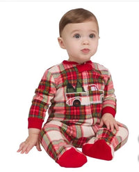 Pijama Eddie Bauer Family Holiday bebé rojo - La Tiendita de la Jose