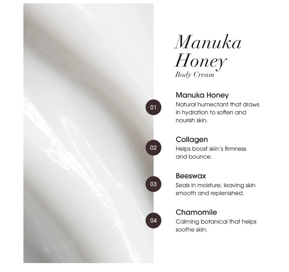 Advanced Clinicals, Miel de manuka, Crema corporal restauradora e hidratante. - La Tiendita de la Jose